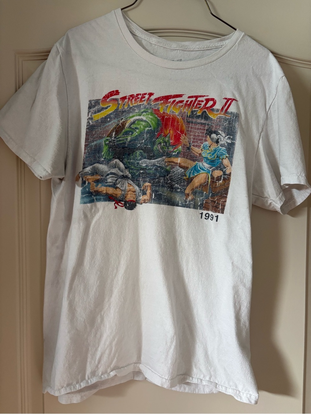 Street Fighter II 1991 Graphic Tee - White